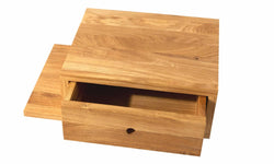 Wandplank Bella lade links eikenhout