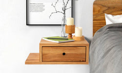 Wandplank Bella lade links eikenhout