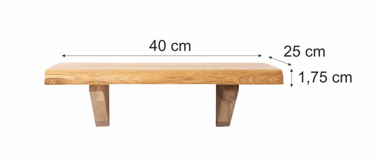 Wandplank Lauren eikenhout eikenhout