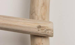 Decoratieve ladder Napels teakhout