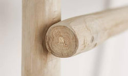 Decoratieve ladder Napels teakhout