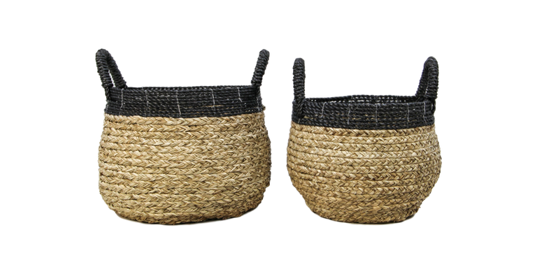 Set van 2 manden Raffia