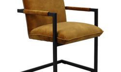 Set van 2 eetkamerstoelen Boston velvet