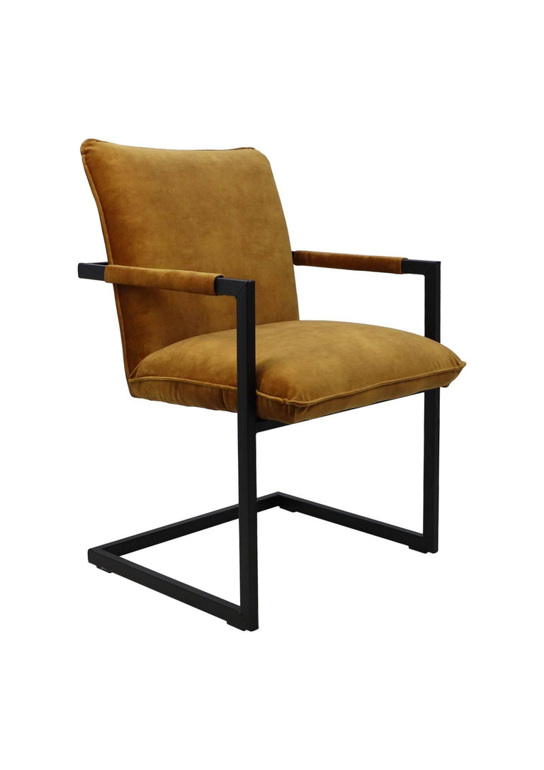 Set van 2 eetkamerstoelen Boston velvet
