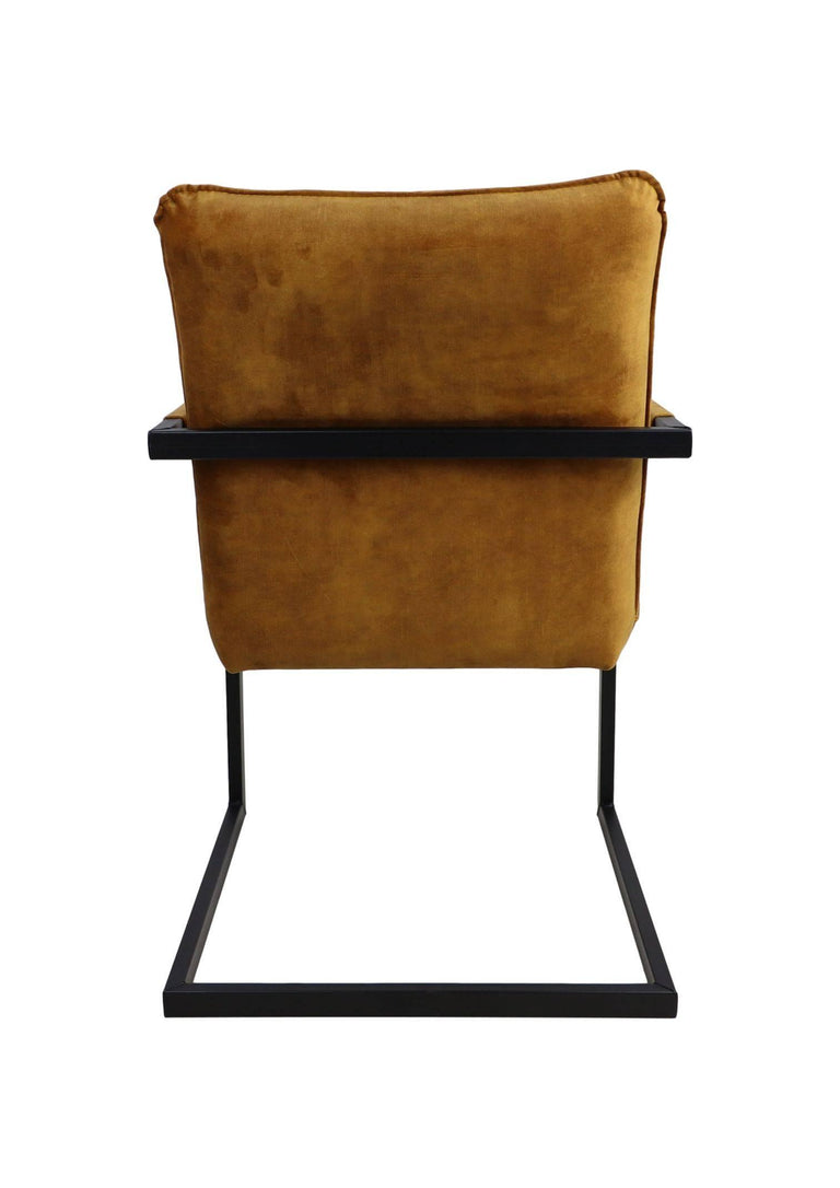 Set van 2 eetkamerstoelen Boston velvet