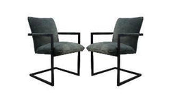 Set van 2 eetkamerstoelen Boston velvet