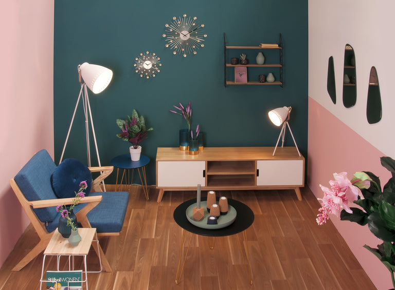 Wandklok Sunburst