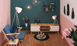 Wandklok Sunburst