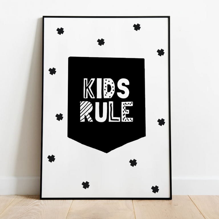 Kinderkamer Poster Kids Rule