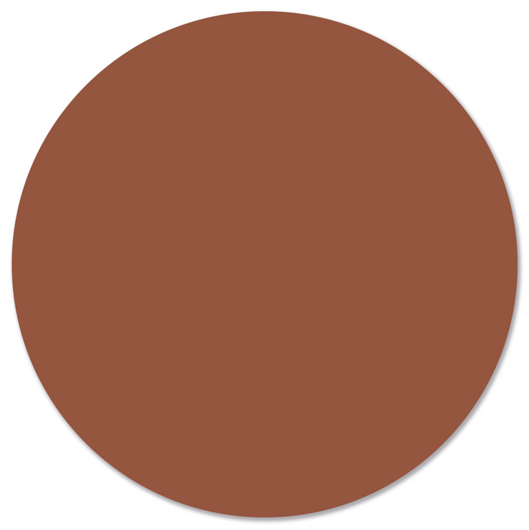Wanddecoratie cirkel Effen Terracotta outdoor