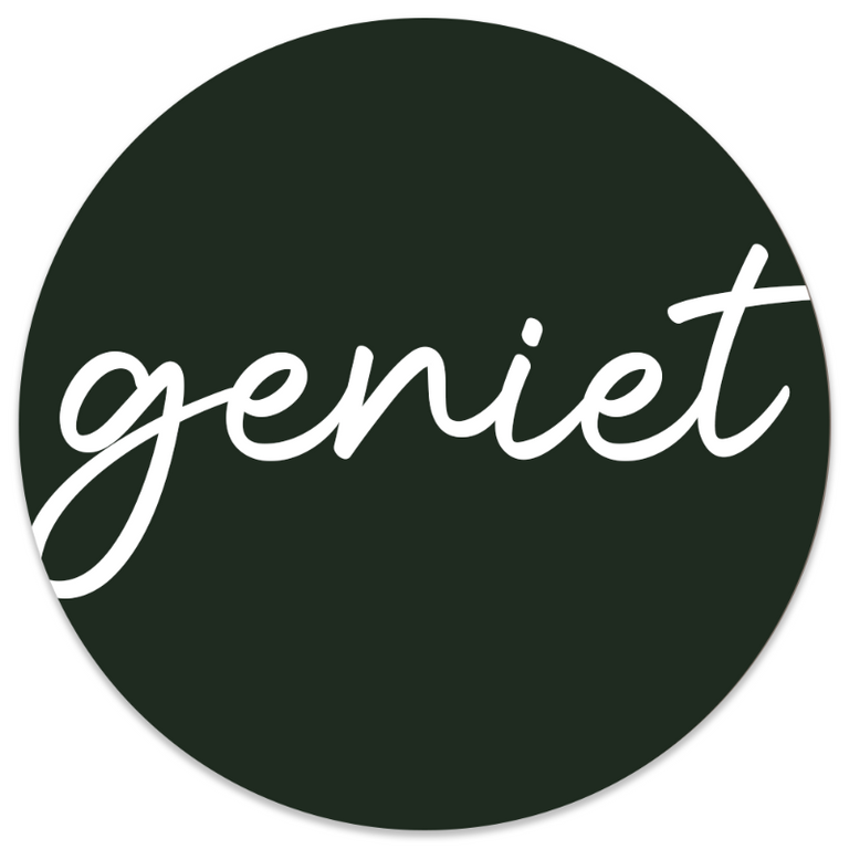 Wanddecoratie cirkel Geniet