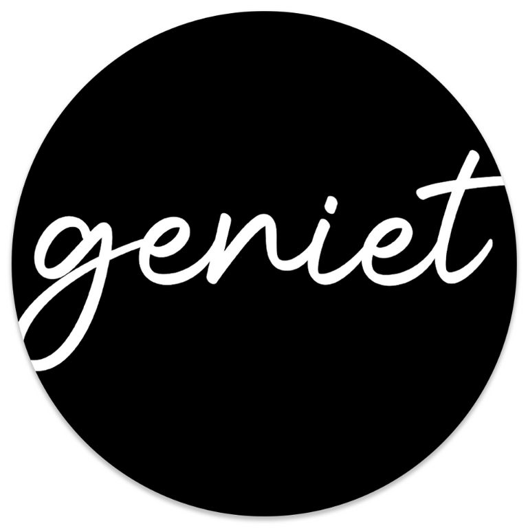 Wanddecoratie cirkel Geniet
