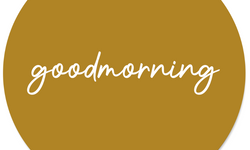 Wanddecoratie cirkel Goodmorning outdoor