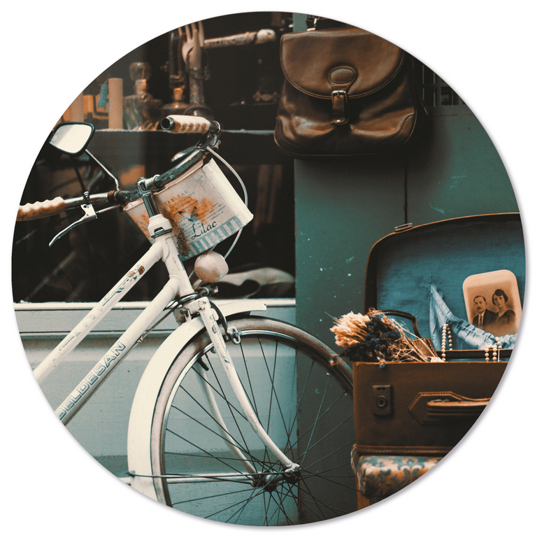 Wanddecoratie cirkel Vintage