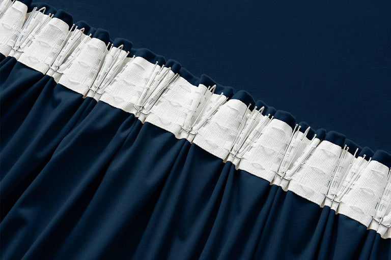 Velvet gordijnen met haken