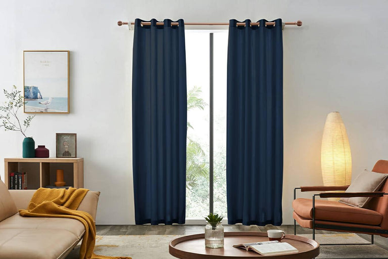 Velvet gordijnen met ringen