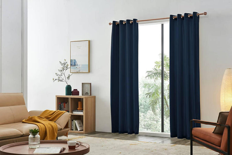 Velvet gordijnen met ringen
