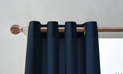 Velvet gordijnen met ringen