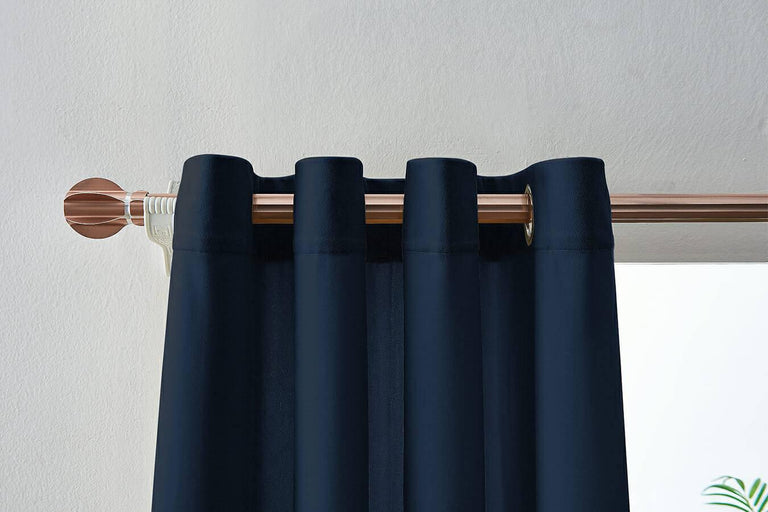 Velvet gordijnen met ringen