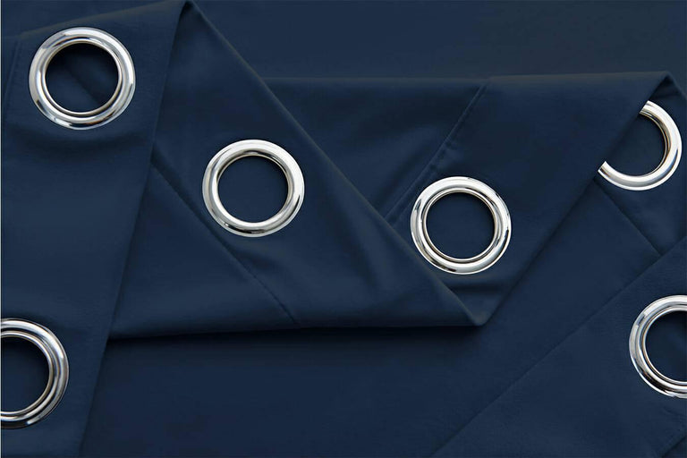 Velvet gordijnen met ringen
