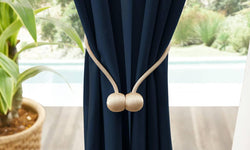 Velvet gordijnen met ringen