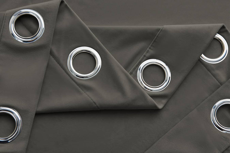Velvet gordijnen met ringen