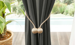 Velvet gordijnen met ringen