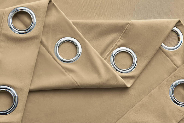 Velvet gordijnen met ringen