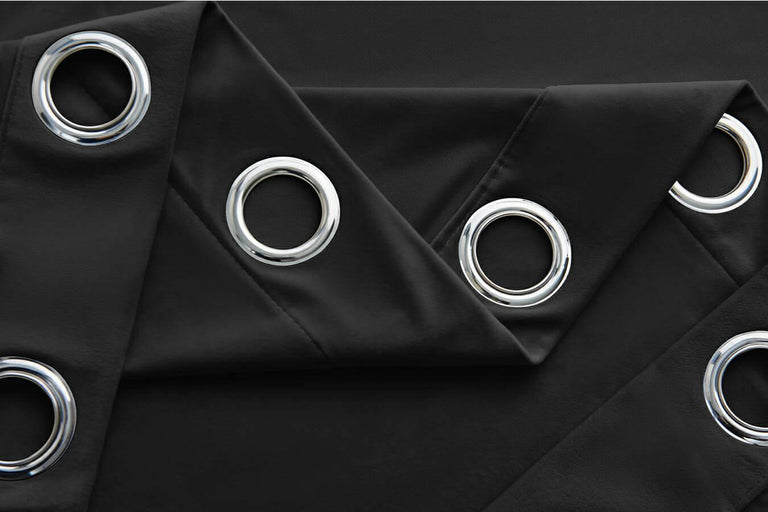 Velvet gordijnen met ringen