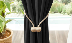 Velvet gordijnen met ringen