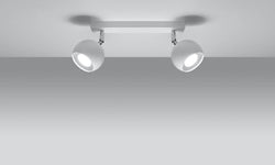 2-lichts plafondlamp Oculare