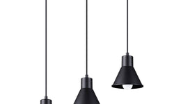 3-lichts hanglamp Taleja met E27 fitting