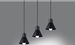 3-lichts hanglamp Taleja met E27 fitting