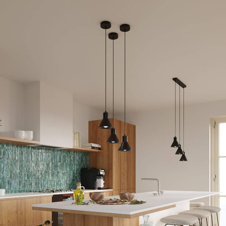 3-lichts hanglamp Taleja met E27 fitting