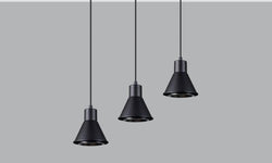 3-lichts hanglamp Taleja met Es111 fitting