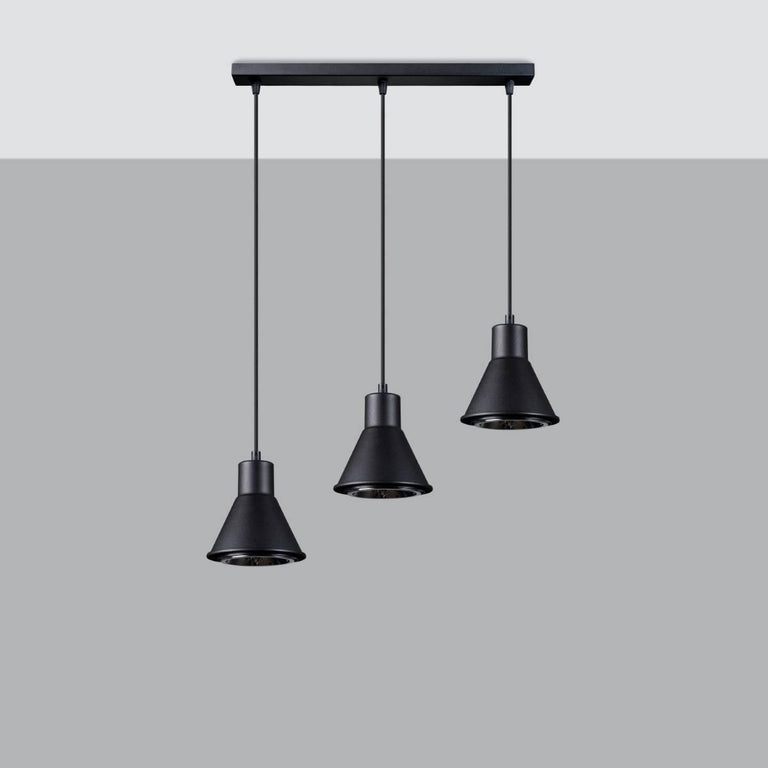 3-lichts hanglamp Taleja met Es111 fitting