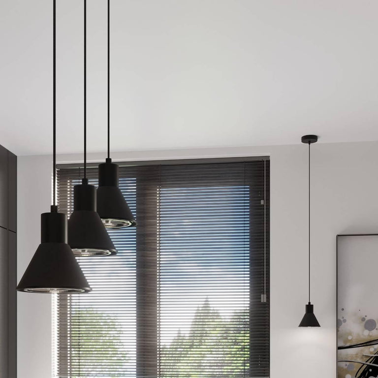 3-lichts hanglamp Taleja met Es111 fitting