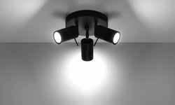 3-lichts plafondlamp Ring