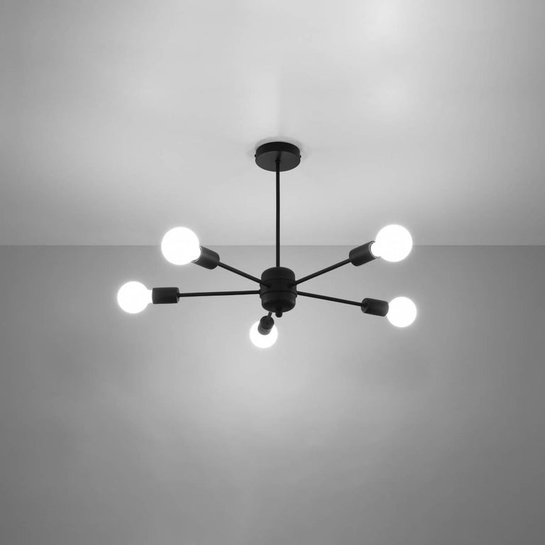 5-lichts kroonluchter Lango
