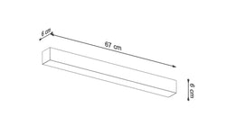 Plafondlamp Pinne S 3000K