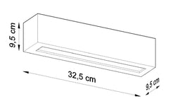 Wandlamp Keramiek Vega