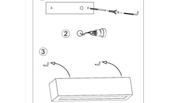 Wandlamp Keramiek Vega