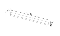 Wandlamp Pinne L 4000K