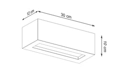 Wandlamp Vega 30 beton