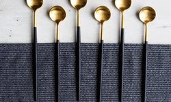 Set van 6 latte lepels Elegante