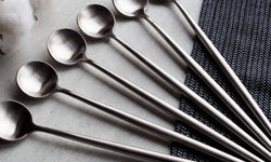 Set van 6 latte lepels Elegante