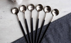 Set van 6 latte lepels Elegante