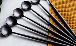 Set van 6 latte lepels Elegante
