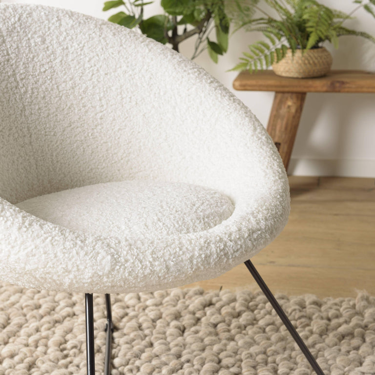 Fauteuil Agathe kruispoten