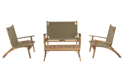 Loungeset Amanza acaciahout
